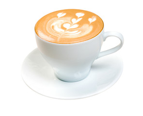 cappuchino cup.coffee.isolated