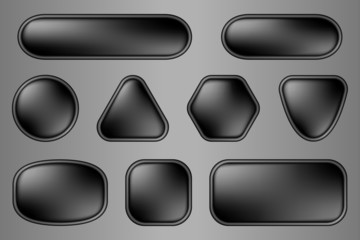 Buttons for web (black variation)