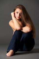 Fototapeta premium Beautiful sensual girl