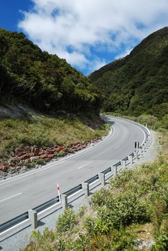 Road up hill