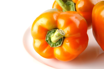 raw fresh orange bell