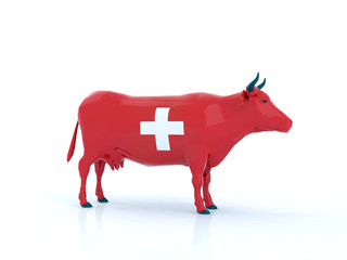 mucca svizzera