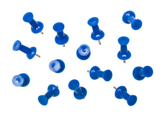 Blue Pushpins