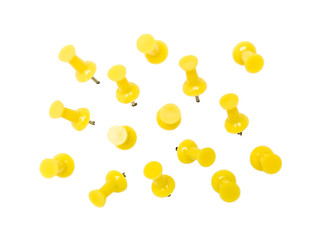 Yellow Pushpins