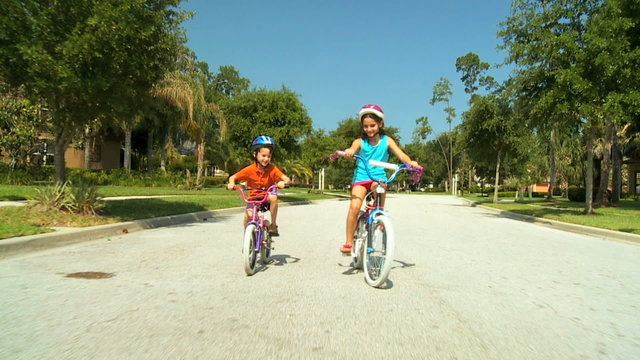 Children Cycling Fitness