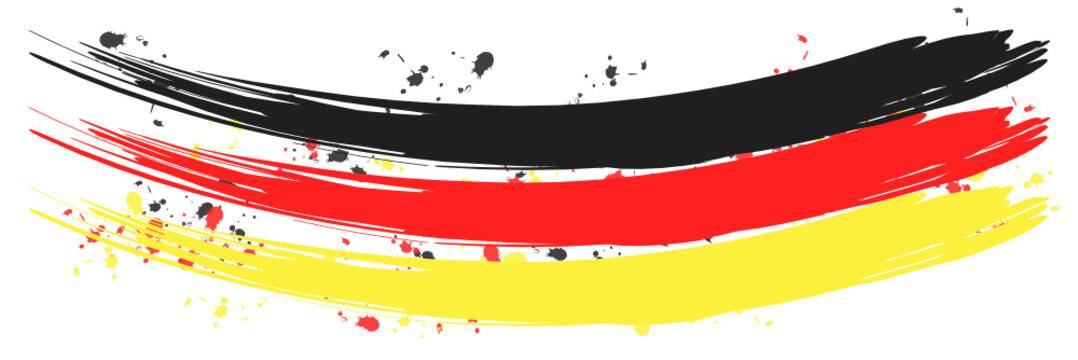 Deutschlandfahne - abstrakt