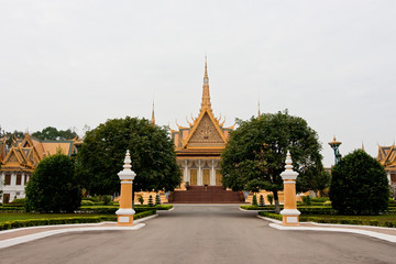 The Royal Palace in Phnom Penh, Cambodia.