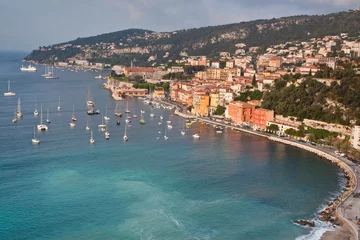 Peel and stick wall murals Villefranche-sur-Mer, French Riviera Villefranche sur Mer on the Cote d'Azur
