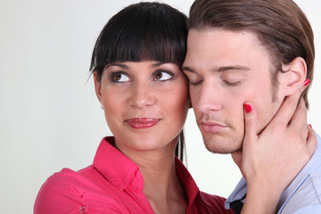 Portrait d'un jeune couple