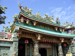 Fototapeta premium Taoistischer Tempel auf Taiwan