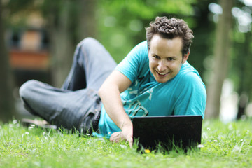 online in der Freizeit