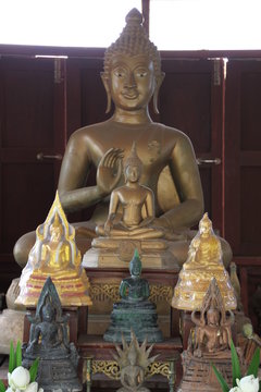buddha image, wat Hua Kua, Borabue, Mahasarakam