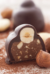 Pralinen mit Haselnuss