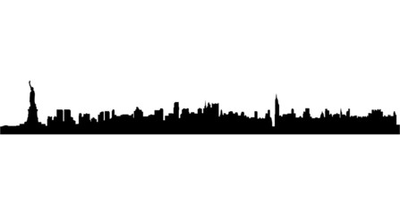 New York City Silhouette © hugolacasse