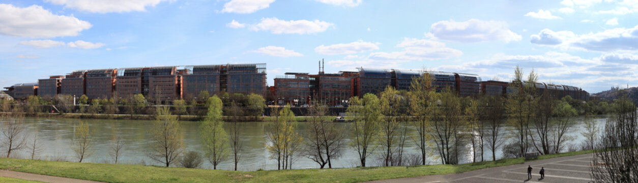 Vue Panoramique De La Cité Internationale De Lyon