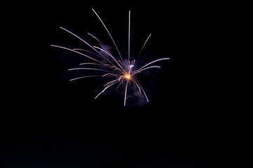 Fototapeta premium Fireworks at Pitt Meadows day