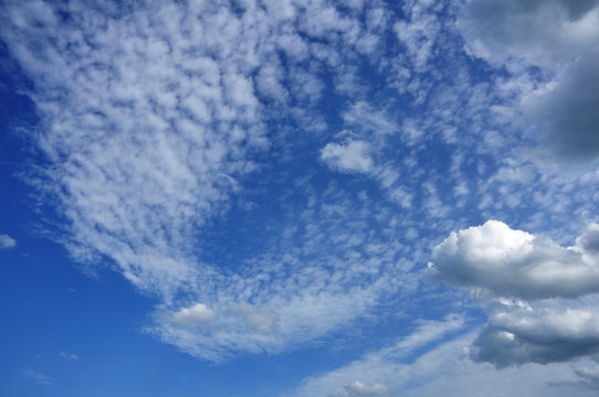 Culumus and Altoculumus Clouds