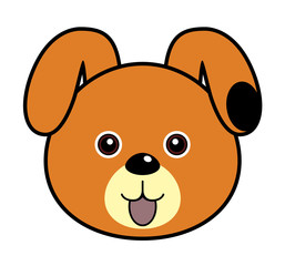 Cut Dog Vector