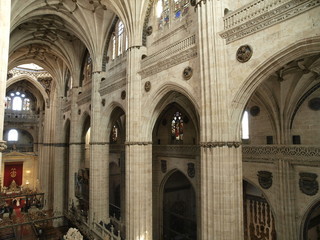 Interior de la Catedral Nueva de Salamanca