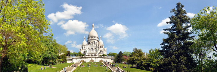 Sacre-Coeur, Paris - obrazy, fototapety, plakaty