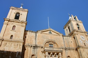 Fototapeta premium église cathédrale de la valette