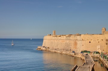 vue sur la mer près de la valette