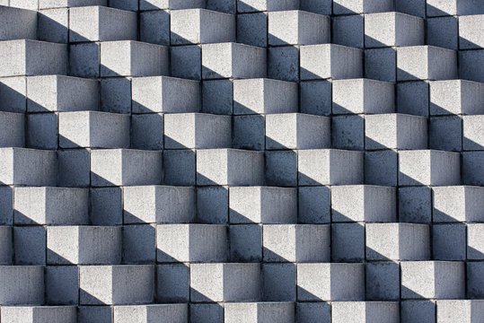 Astract Bricks and Shadows