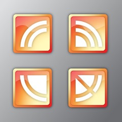 glossy icon graphic elements