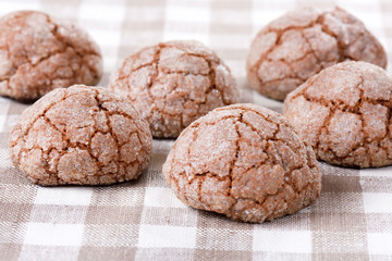 Homemade dark chocolate cookies