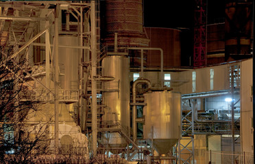 Sugarfactory at night