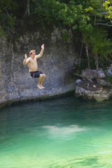 Cliff Jumping Fun