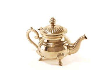 Antique silver teapot