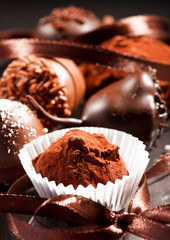chocolate truffles.