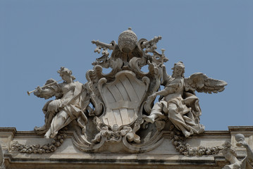 Obraz premium Roma dettaglio fontana di Trevi
