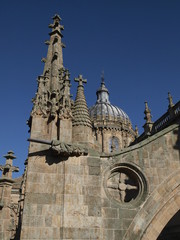 Fototapeta na wymiar Szczegóły Nowa Katedra w Salamance