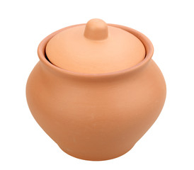 Single closed ceramic pot