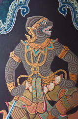 Ramayana Thai Art Fairy , Wat Phra Keaw Thailand