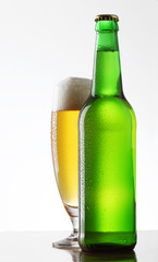 Bier Glas Flasche