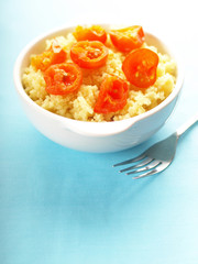 couscous with cherry tomatoes