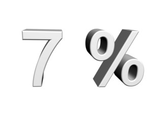 7 Prozent