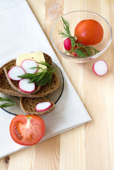 Sandwich with Vegetable