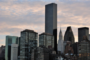 Fototapeta na wymiar Midtown Manhattan Skyscrapers