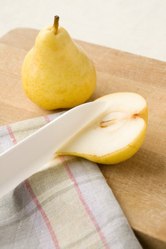 Two Yellow Pears