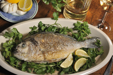 Dorade, Fischgericht, Fisch essen
