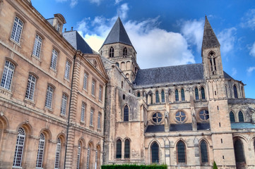 Fototapeta na wymiar Abbaye aux hommes - Caen