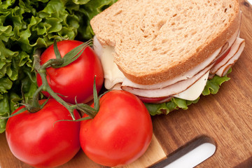 Turkey breast sandwich