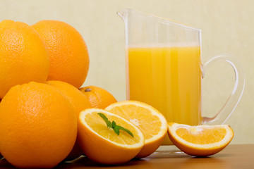 Oranges and orange juice