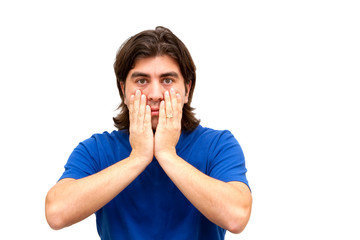 Surprised man