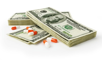 pills dollars
