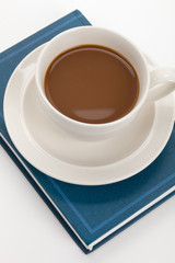 Coffee and book